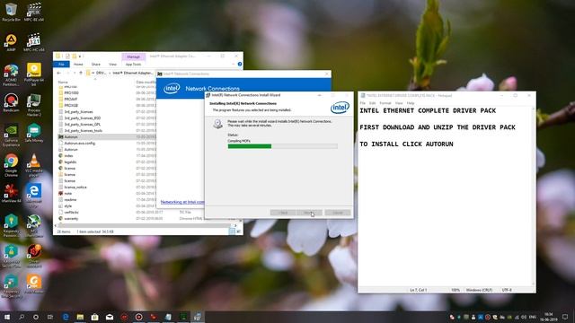 Intel Ethernet Adapter Complete Driver Pack - Installation смотреть онлайн