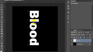 How to create bloody text effect in photoshop cc