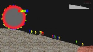 marble race :  escape from the magnetic monster ball - Survival Marble Race in Algodoo