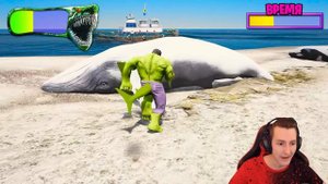 ПРОКАЧАЛ ХАЛКА В ХАЛКА АКУЛУ в ГТА 5 ОНЛАЙН (GTA 5 ONLINE)