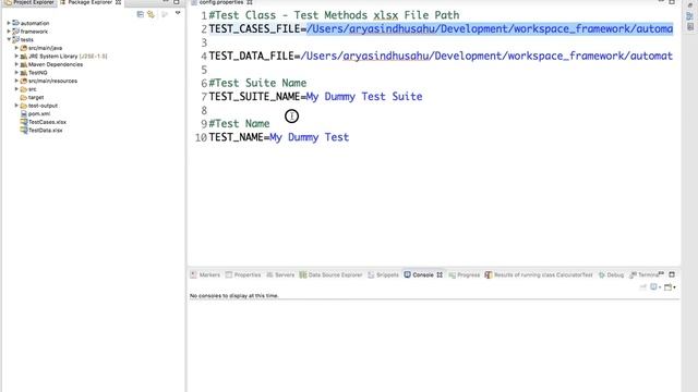 Test Automation Framework Demo