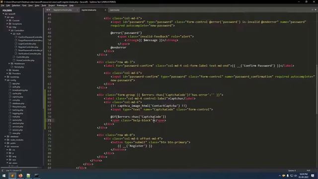 Laravel Generate Captcha Code Using Bootdetect Package | Laravel Captcha Tutorial | Captcha Simple