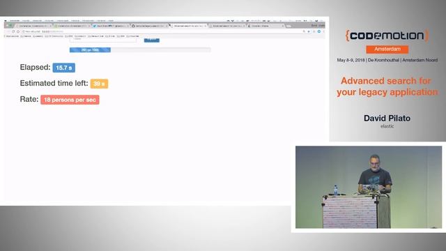 Advanced search for your legacy application - David Pilato - Codemotion Amsterdam 2018 смотреть онлайн