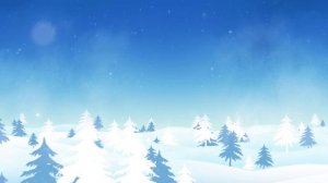 Футаж Фон зимний с елками