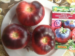 Томат "Сибирский тигр розовый". Дегустация