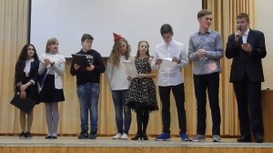 Новогодний КВН Школа 1531 Москва 22 декабря 2017