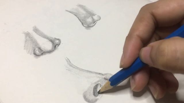 How to draw nose Fast sketch Practice Nose  Beginner