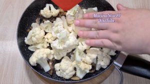 ЦВЕТНАЯ КАПУСТА С ГРИБАМИ. Как пожарить ЦВЕТНУЮ КАПУСТУ. Как приготовить ЦВЕТНУЮ КАПУСТУ ВКУСНО
