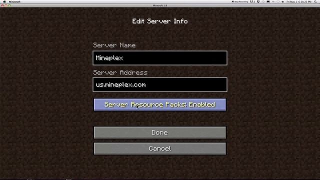 How to Enable Server Texture Packs! смотреть онлайн