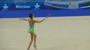 Аверина Дина, булавы Первенство России по гимнастике г.Казань 2014