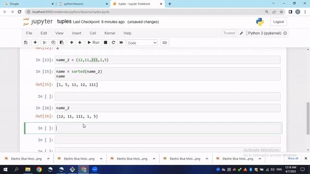 PYTHON LESSON #8 - TYPLES IN PYTHON.