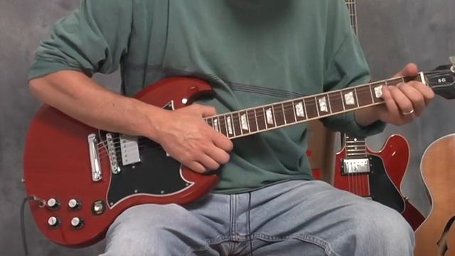 Gibson SG Standard review (hardrock sound) смотреть онлайн