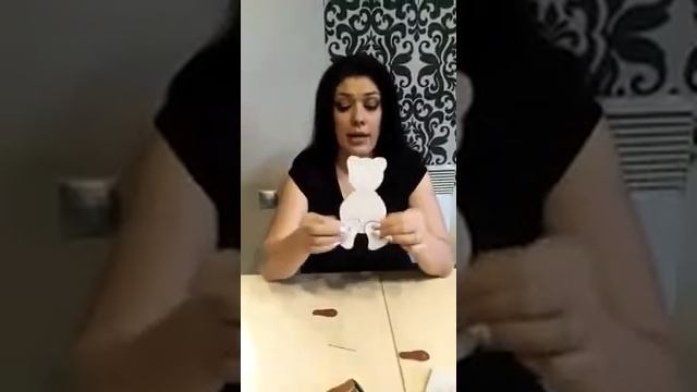 Игрушка дергунчик "Веселый медвежонок"