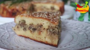 Рецепт Заливной ПИРОГ с Капустой. Съедается моментально!