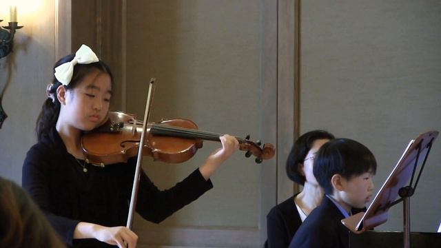 Schubert Sonatina for Violin and Piano in D-major (all) Op. 137 D384  by Amy Sze (11) and Daniel Ha смотреть онлайн