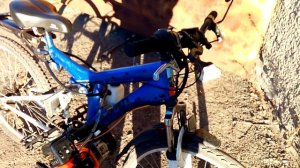 Самодельный мотовелосипед ,  глушитель