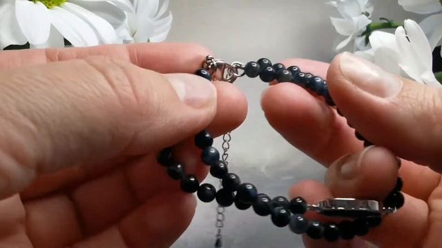 Браслет Соколиный глаз вставка Пирит смотреть онлайн