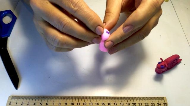 Как сделать из пластилина. РОЗОВАЯ УЛИТКА . 4k смотреть онлайн