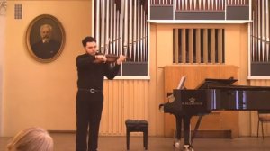 Bach Ciaccone for solo violin (from Partita № 2 BWV 1004) Roman Kholmatov