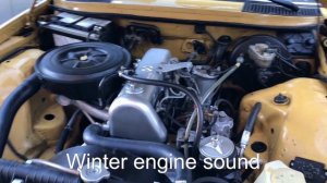 Mercedes Benz W123 200D engine sound