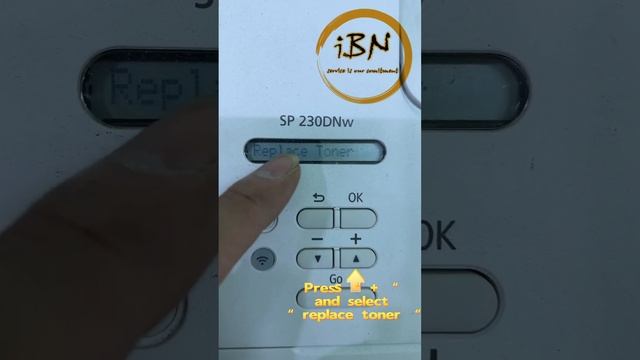 Ricoh SP230DNW “ replace toner “ tutorial!