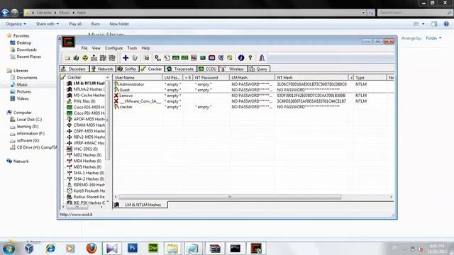 get hashes by & crack using SAMinside смотреть онлайн