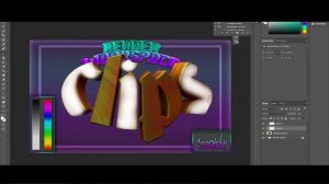 EASY 3D TEXT TUTORIAL | CINEMA4D AND PHOTOSHOP [ENGLISH]
