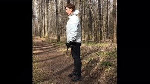 Фитнес тренировка+ на природе+ упражнения+скандинавская ходьба