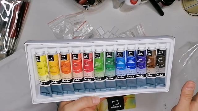 #20. Распаковка из магазина Красный карандаш. Акварель Малевич #акварель #Малевич #художник #арт