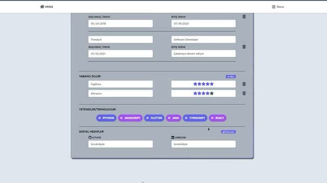HRMS JAVA/React смотреть онлайн