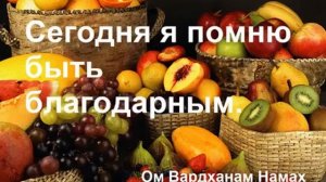 16 день. Медитация Дипак Чопра Жить с Благодарностью.