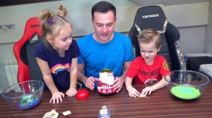 Новогодний Слайм - Челлендж от Лера Бу