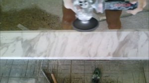 Изготовление изделия из мрамора за 100 секунд