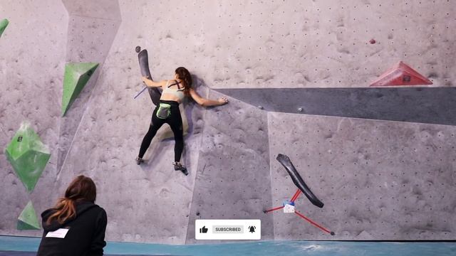 Катя Кругляк. Финал (Трасса - 4) Чемпионат Тульской области по скалолазанию 2020. смотреть онлайн