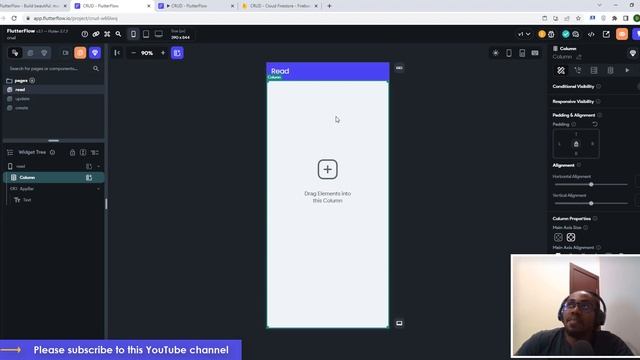 Implement CRUD (Create Read Update Delete) in FlutterFlow for your Web and Mobile app projects