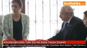 Kılıçdaroğlu’ndan Tahir Elçi’nin Eşine Taziye Ziyareti.mp4