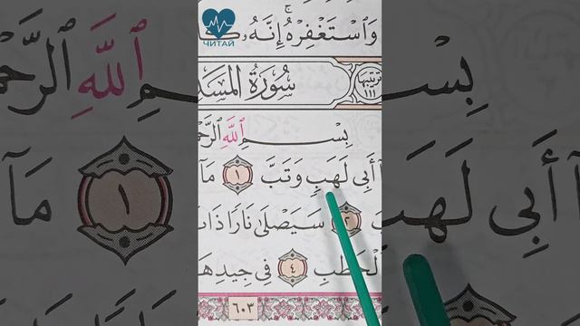 Удвоение в суре Масад "لهبٍ وتب" #islamic #quran #arabic #islam #коран #арабский #алфавит #махраджи