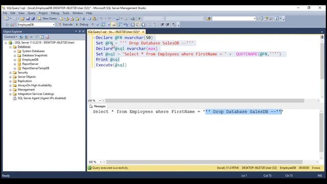 exec vs sp executesql in sql server смотреть онлайн