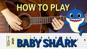 Baby Shark Dance Guitar Tutorial