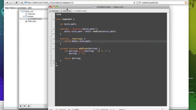Creating Clean URLS using PHP смотреть онлайн