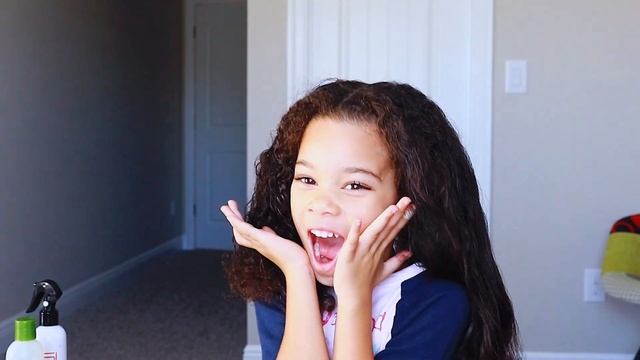 How to Silk Press on Curly to Straight Hair for Mixed Kids Hair смотреть онлайн