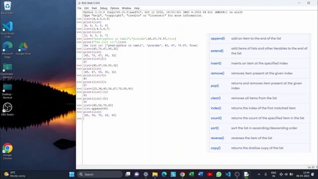 List detailly Explained in python | part-2 | python in Tamil | peak python in Tamil