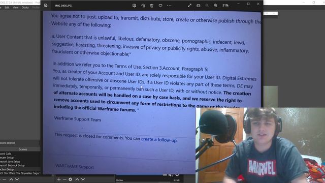 I Got A Response From Warframe's Support Staff & I Will Remain Banned #WarframeUnbanFateKnox смотреть онлайн