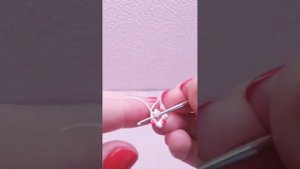 Жгут из бисера полустолбиком на 6 бисерин в круге