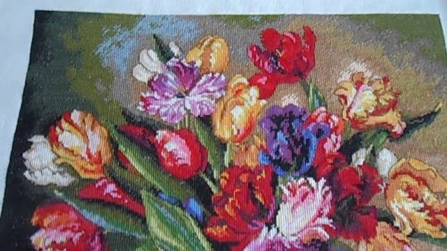 Попугайные тюльпаны, готовая работа смотреть онлайн