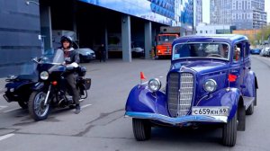В Москве прошел автопробег на ретро-машинах