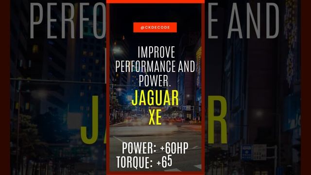 Jaguar XE Map Tuning #shorts #jaguar #jaguarxe #mapping #remapping #chintuning