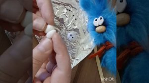 Глаза из полимерной глины для вязаной игрушки👀                           #игрушкикрючком #амигуруми