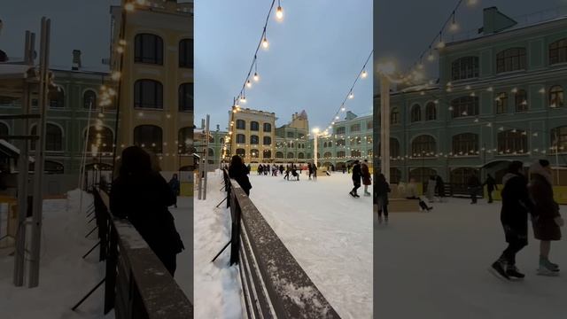 Каток в гостином дворе Санкт-Петербург