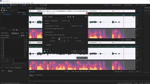 How to Speed Up and Slow Down Audio in Adobe Audition? | Quick Tutorial смотреть онлайн